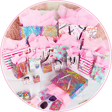 Pleins de sacs cadeaux